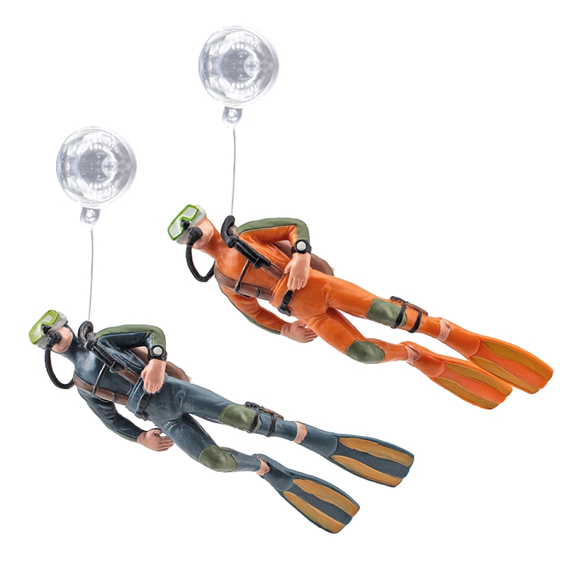 Aquarium Diver Decoration Floa - Resin Art Underwater recension och pris