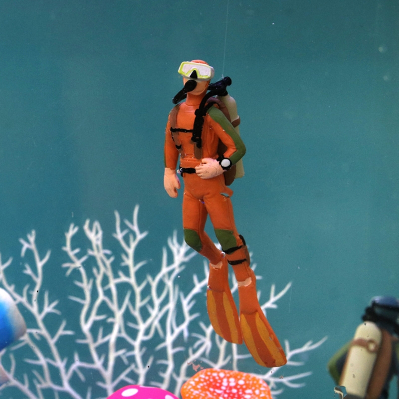 Aquarium Diver Decoration Floa - Resin Art Underwater recension och pris