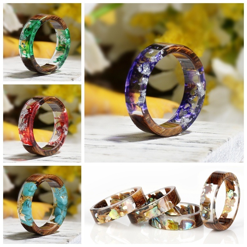 Creative Wooden Resin Ring for - Resin Art Ring recension och pris