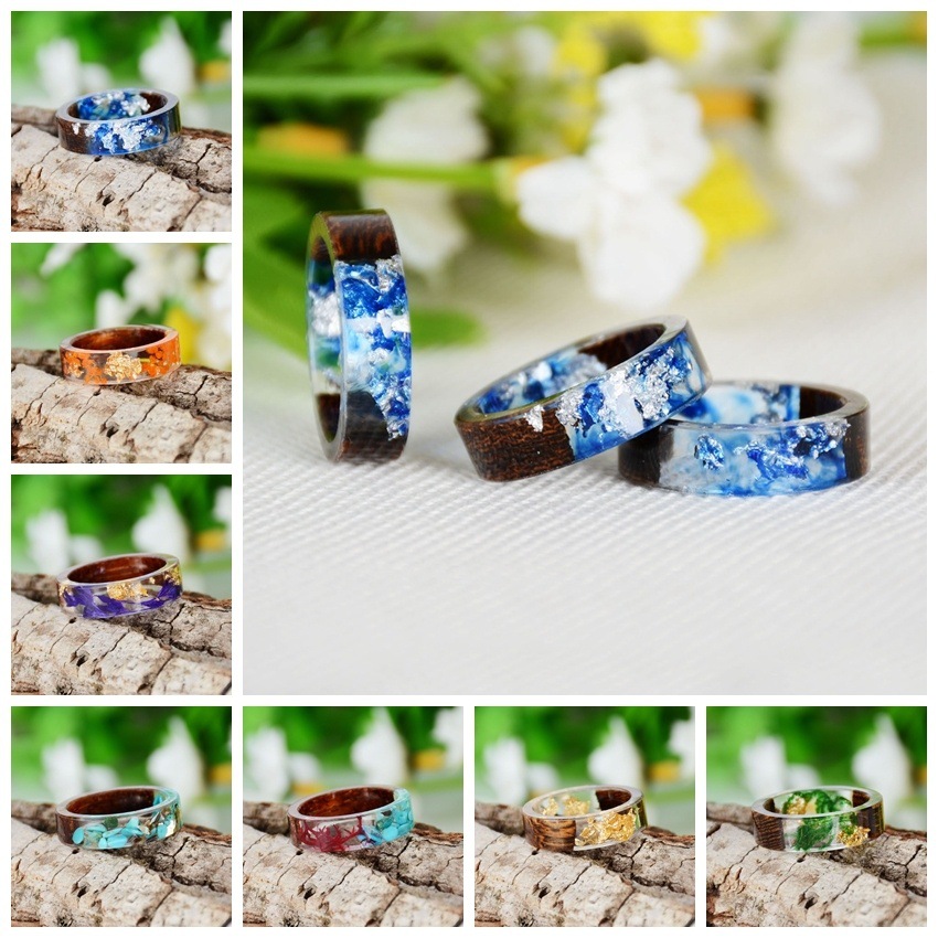 Creative Wooden Resin Ring for - Resin Art Ring recension och pris