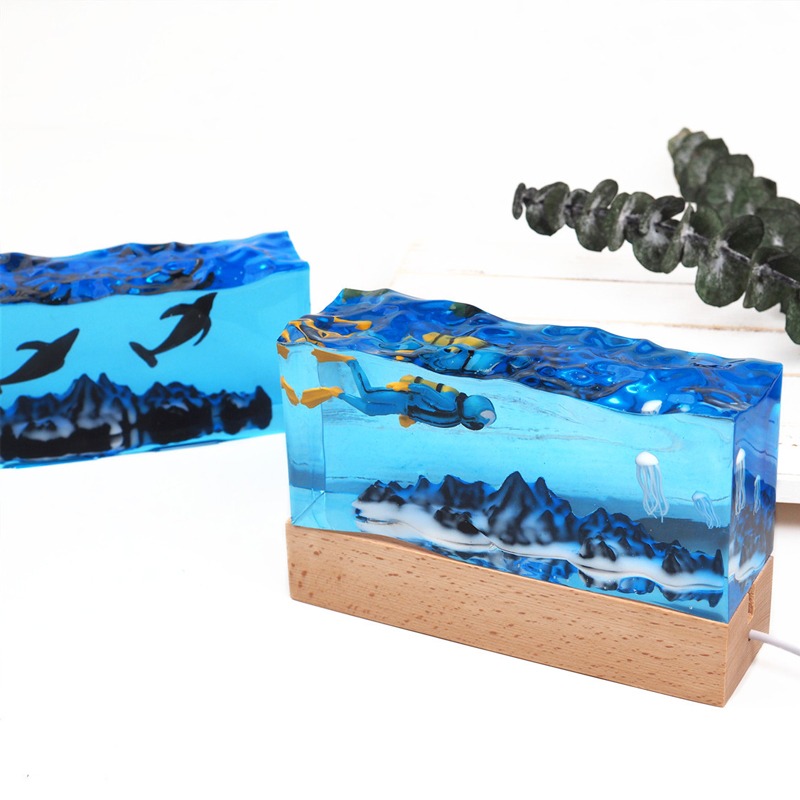 DIY Resin Craft Light Underwat - Resin Art Underwater recension och pris