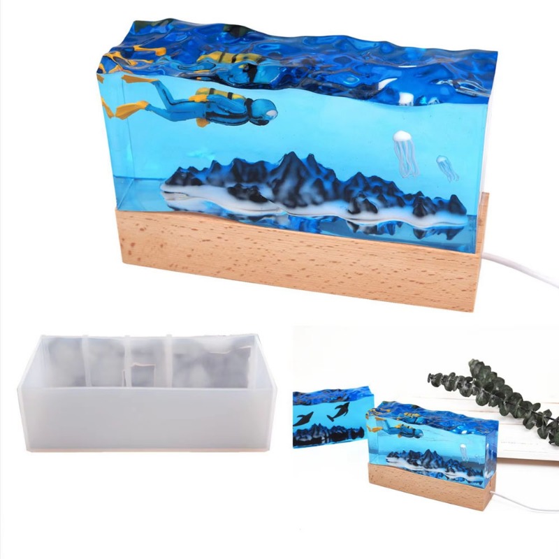 DIY Resin Craft Light Underwat - Resin Art Underwater recension och pris