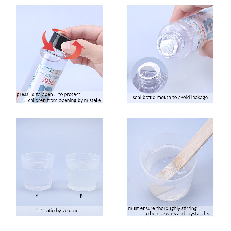 1:1 Clear Epoxy Resin Crystal  - Resin Art And Jewelry recension och pris