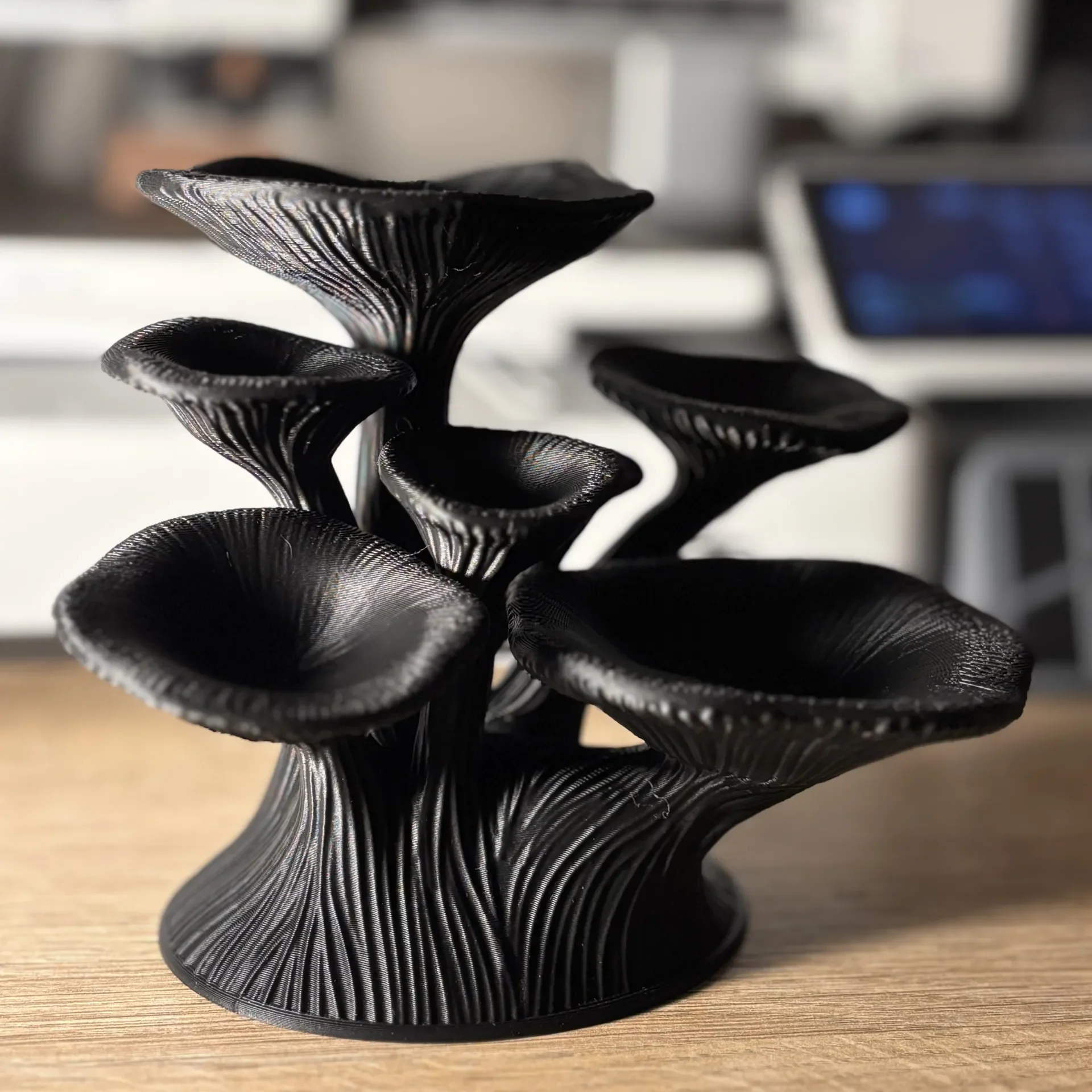3D Printed Mushroom Shape Shel - Resin Art Ring recension och pris