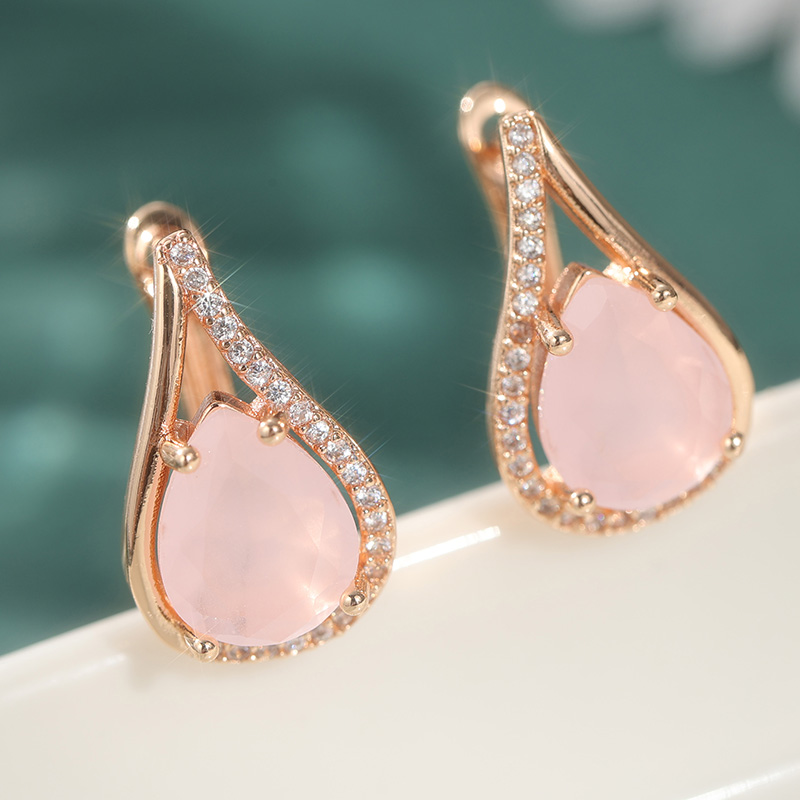 Elegant Charm Pink Synthetic O - Resin Art Ring recension och pris