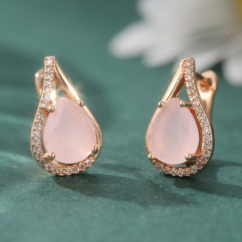 Elegant Charm Pink Synthetic O - Resin Art Ring recension och pris