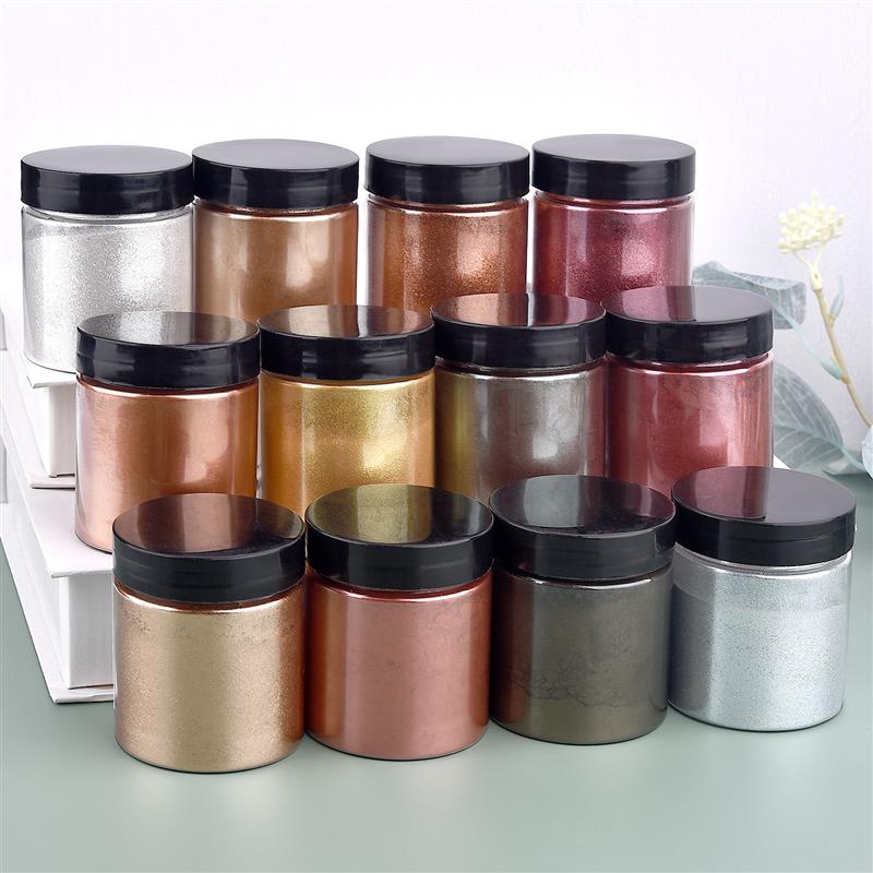 50g Shimmer Metallic Gold Silv - Resin Art Epoxy recension och pris