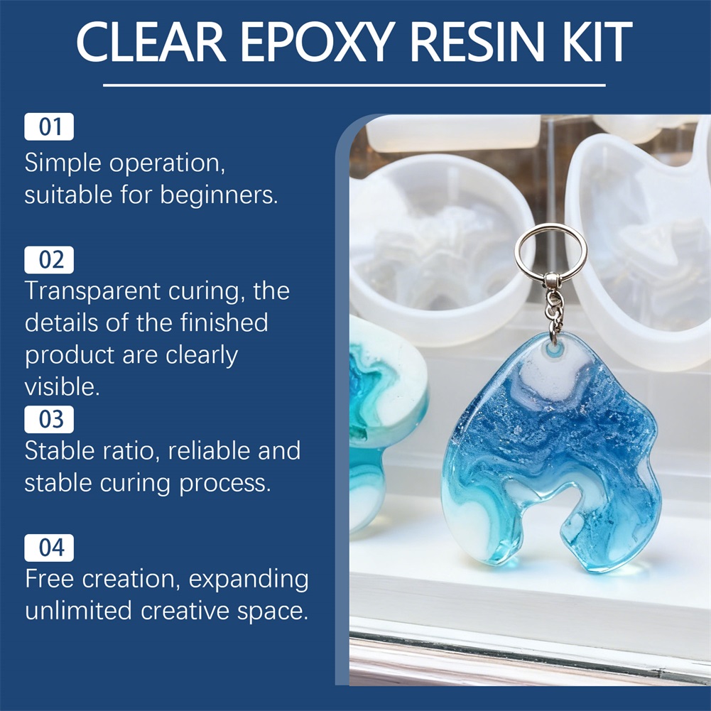 DIY Crystals Clear Epoxys Resi - Resin Art Epoxy recension och pris