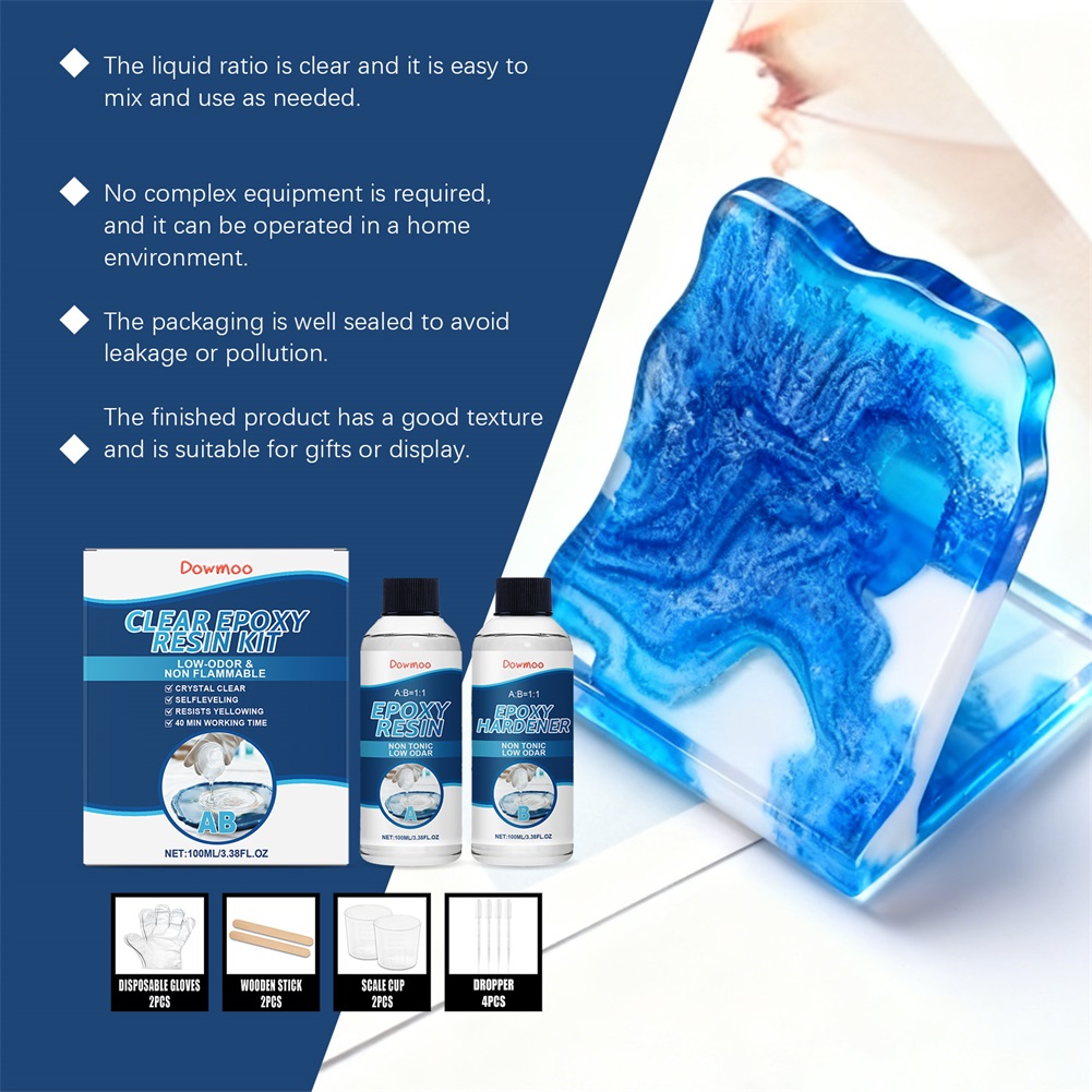 DIY Crystals Clear Epoxys Resi - Resin Art Epoxy recension och pris