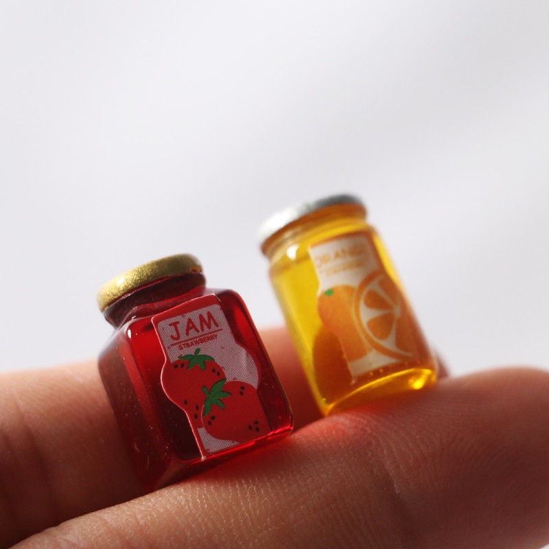 10pcs Simulation Strawberry Ja - Resin Art Bottle recension och pris