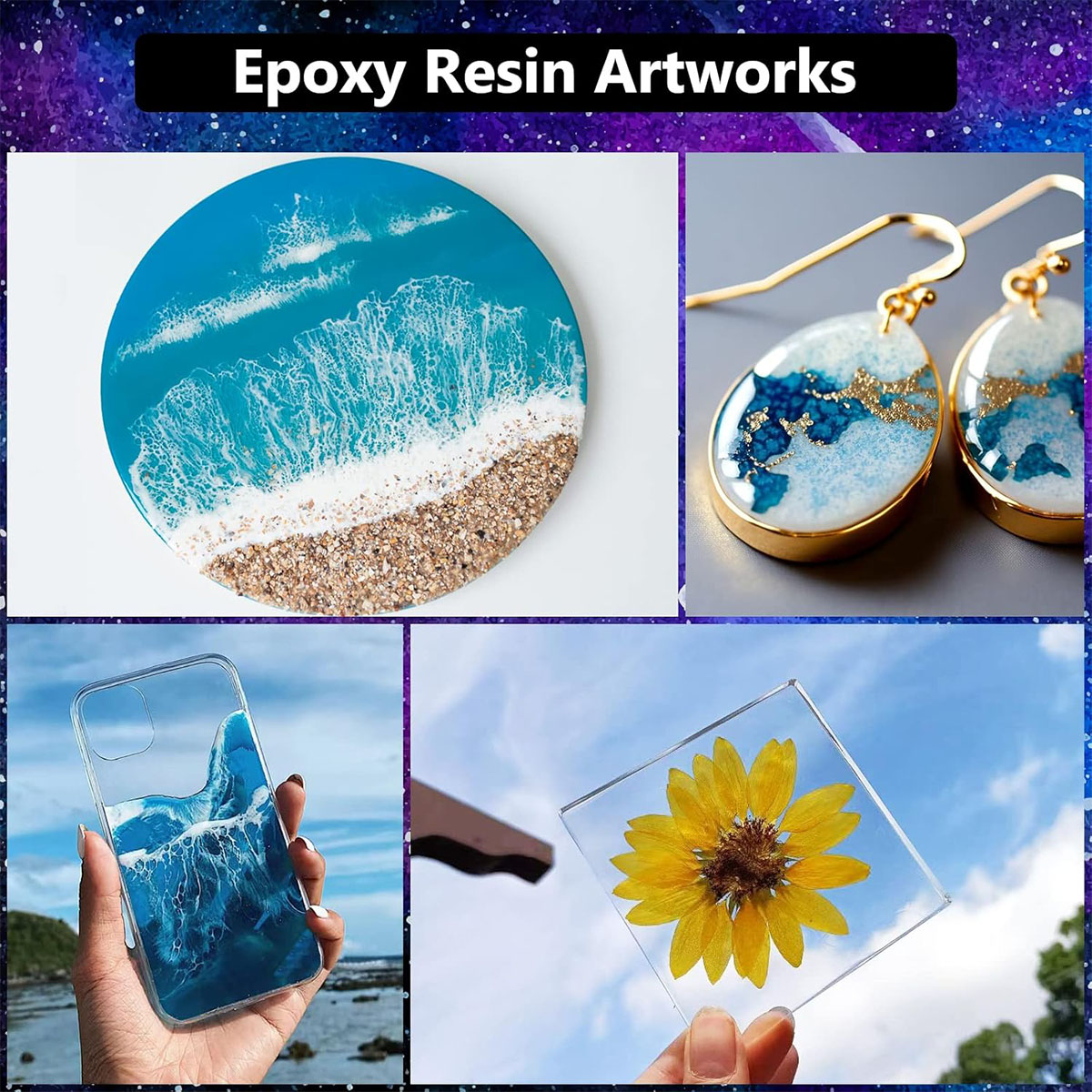 1000ml Crystal Clear Epoxy Res - Resin Art Epoxy recension och pris