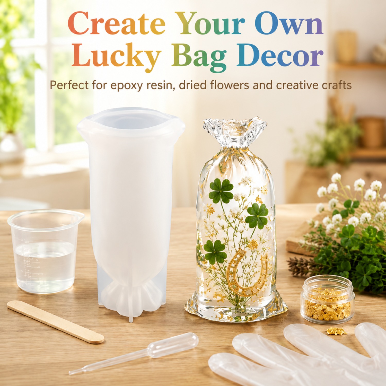 Lucky Bag Resin Silicone Mould - Resin Art Epoxy recension och pris