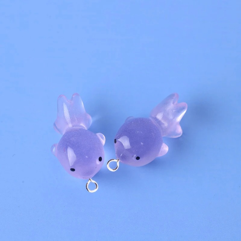 10 Pieces Colorful 3D Luminous - Resin Art Necklace recension och pris
