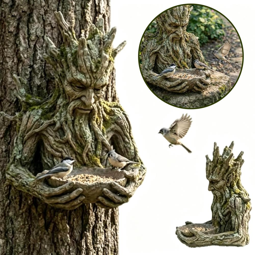 Mounted on Tree Bird Feeder We - Resin Art On Wood recension och pris