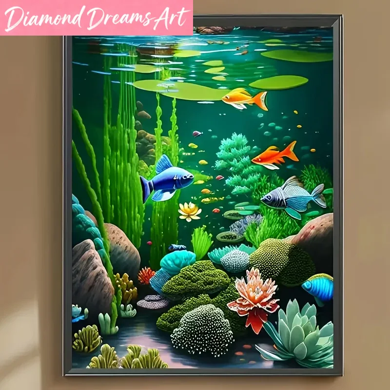 Frameless,Diamond Art Painting - Resin Art Underwater recension och pris