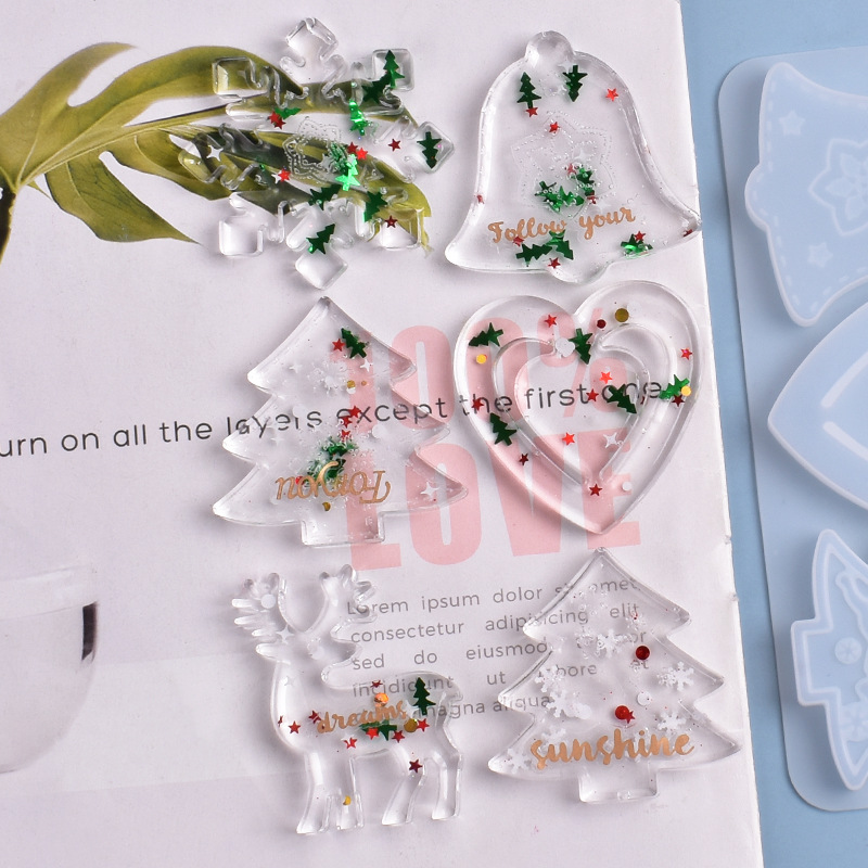 Christmas Mold DIY Resin Cryst - Resin Art Jewellery recension och pris