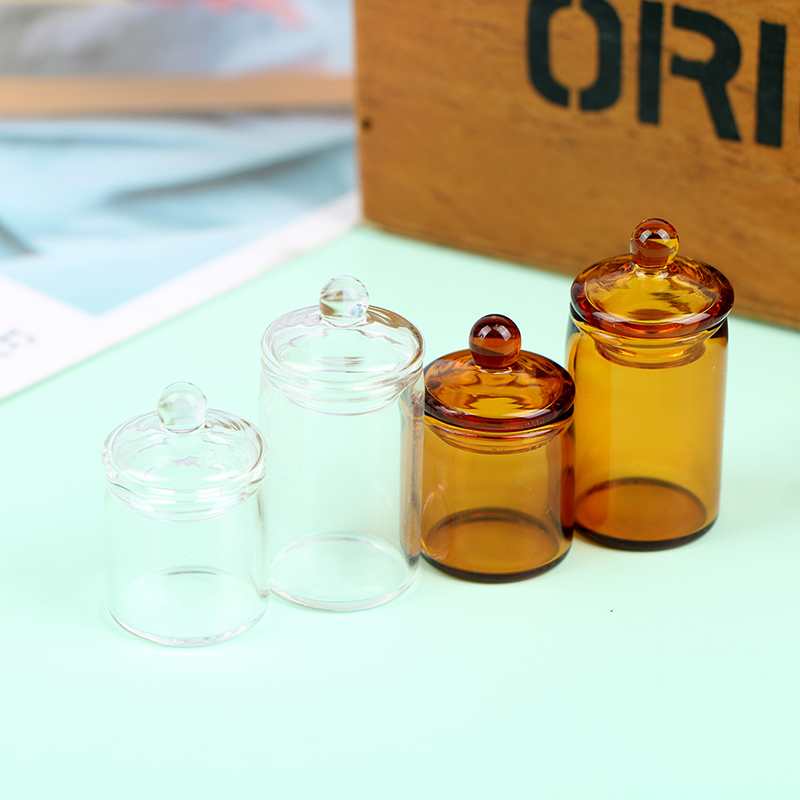 1:12 Dollhouse Mini Glass Cand - Resin Art Bottle recension och pris