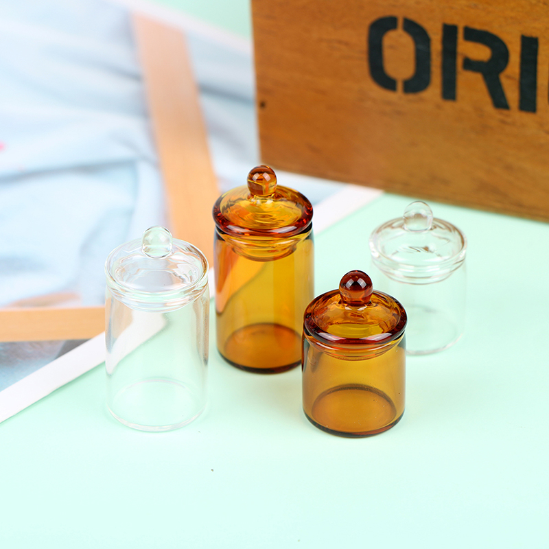 1:12 Dollhouse Mini Glass Cand - Resin Art Bottle recension och pris