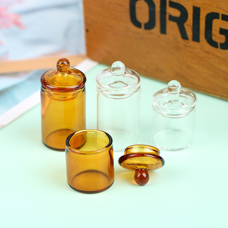 1:12 Dollhouse Mini Glass Cand - Resin Art Bottle recension och pris