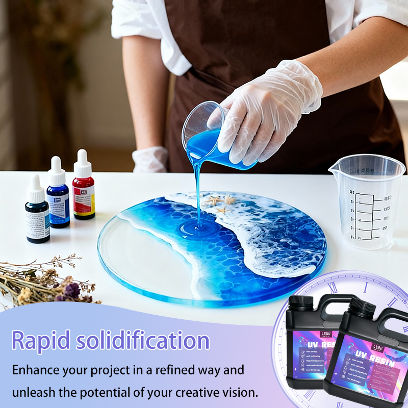 1000g UV Resin Crystal Clear H - Resin Art Epoxy recension och pris